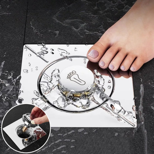 Ralo de piso antiodor / Dreno de chão / Ralo mágico quadrado