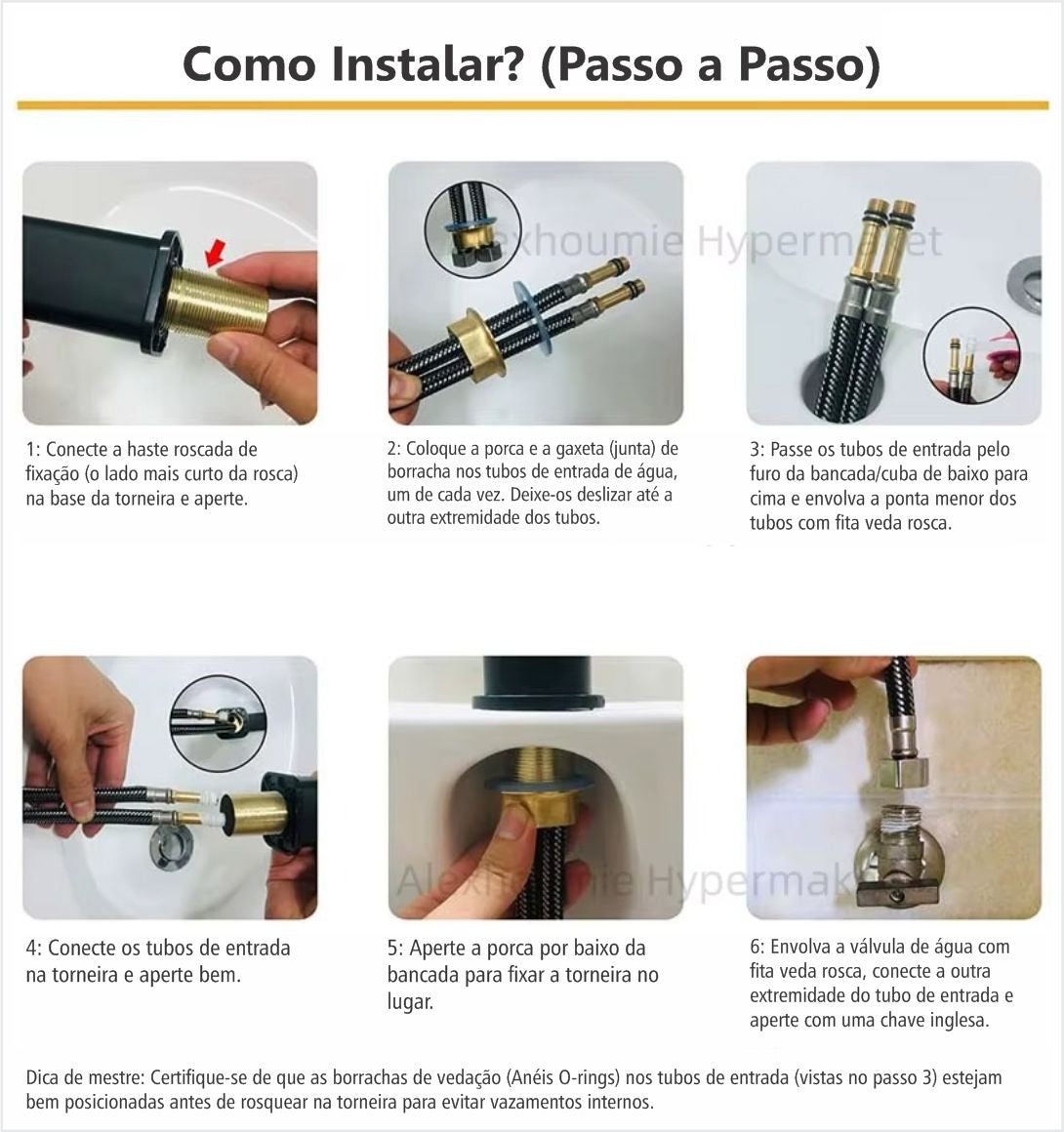 Torneira Monocomando com misturador